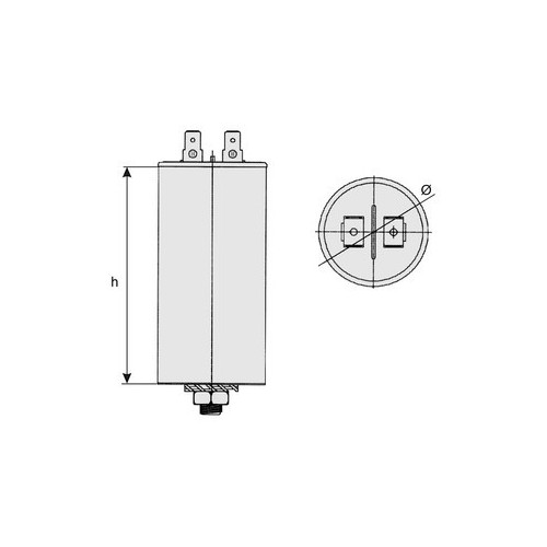 Condensador/Capacitador de Motor 45uF