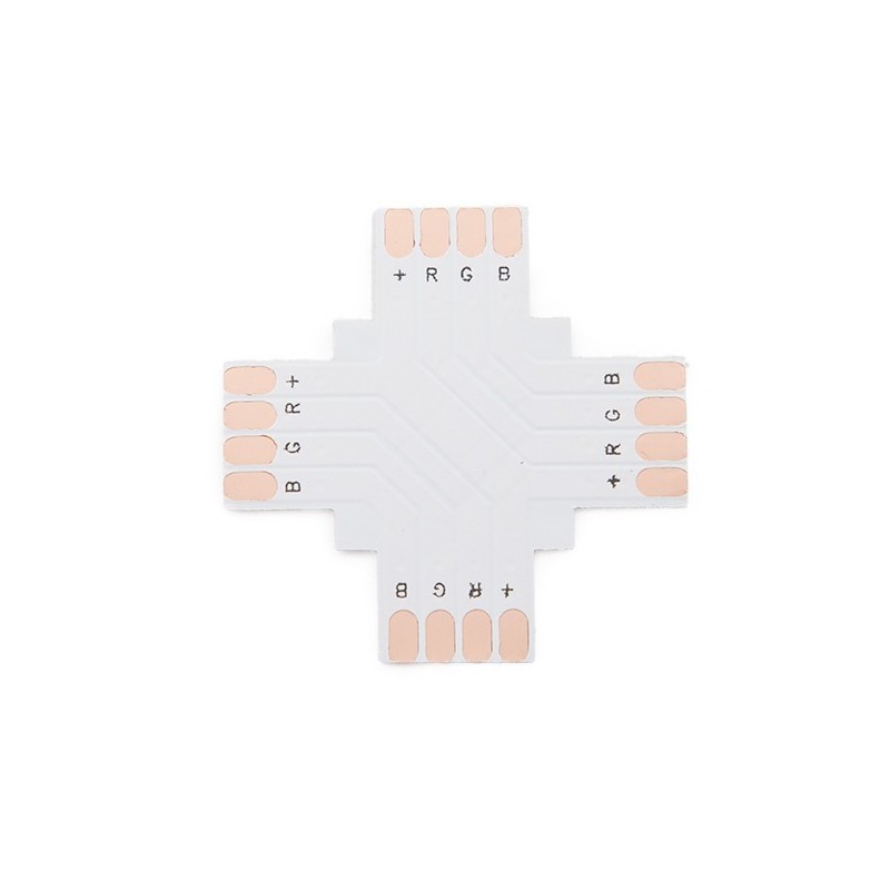 Conector para Soldar “+” LEDs RGB 10mm