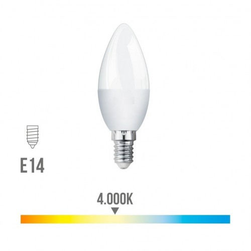 Bombilla LED Vela E14 5W Blanca