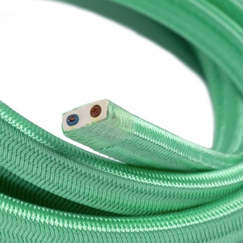 Cable eléctrico para Guirnalda recubierto en tejido Efecto Seda Opal CH69