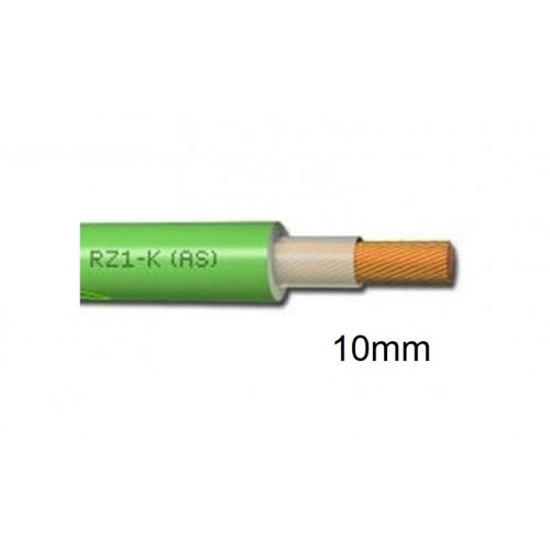 Manguera flexible Unipolar RZ1-K 06/1KV 10mm Verde Libre Halogenos
