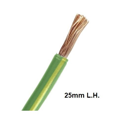 Cable Unifilar Flexible 25mm 750V Libre Halógenos