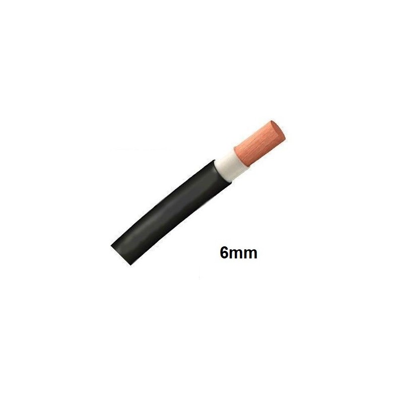 Manguera Flexible Unipolar RV-K 1KV 6mm Negra